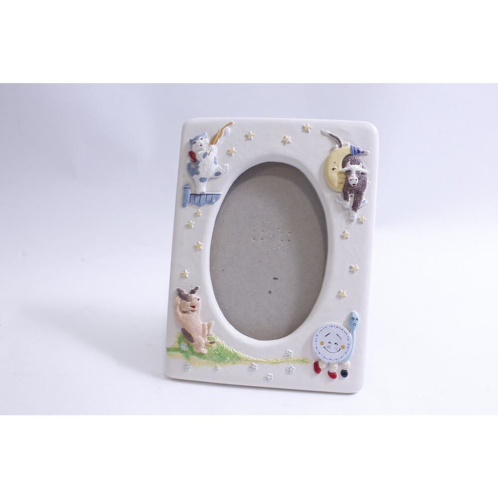 Nursery Rhyme, Frame with Cute Animals, 5x7", Relief Frame, Vertical, Image